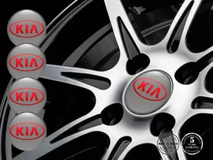 KIA Ruota Adesivi Edizione Stile Silicone Lusso